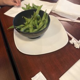 Edamame for appetizer