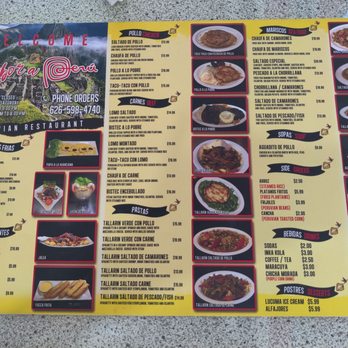 Sabor a Peru - Menu May 2022 - Peruvian Near Me - Covina, California Sabor a Peru - Menu May 2022 - Peruvian Near Me - Covina, California