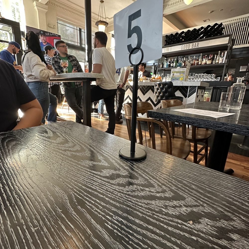 The food that never came... we waited for 45 minutes for a flatbread. The bartender in the back never gave the kitchen our order. The food that never came... we waited for 45 minutes for a flatbread. The bartender in the back never gave the kitchen our order.