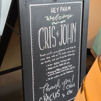 Cris and John - Order before you sit... - Vietnamese Near Me - Dallas, Texas Cris and John - Order before you sit... - Vietnamese Near Me - Dallas, Texas
