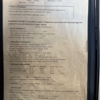 Tasty Crust Restaurant - Menu - Breakfast & Brunch Near Me - Wailuku, Hawaii