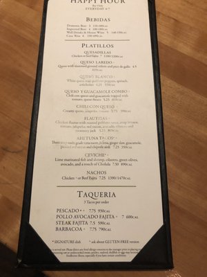 Menu photo 7 Cantina Laredo Sandestin, FL