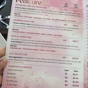LUV Nails Lounge - menu as of 8/29/26 - Nail Technicians Near Me - Victorville, California LUV Nails Lounge - menu as of 8/29/26 - Nail Technicians Near Me - Victorville, California