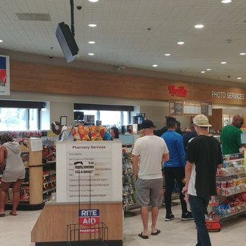 Rite Aid - The most typical sight: A line with 8+ people. The one difference being that there were 3 cashiers working. Usually just 1 maybe 2 - Drugstores Near Me - Long Beach, California Rite Aid - The most typical sight: A line with 8+ people. The one difference being that there were 3 cashiers working. Usually just 1 maybe 2 - Drugstores Near Me - Long Beach, California