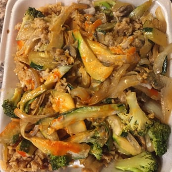 Hibachi Express - Hibachi vegetable. Subbed zucchini and onion for sweet carrots. - Japanese Near Me - Johnson City, Tennessee