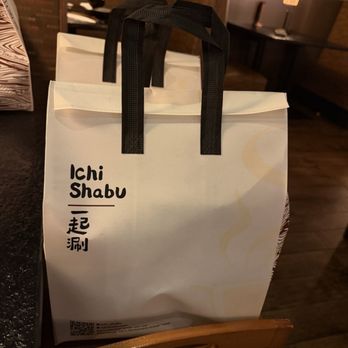 Ichi Shabu - The takeout bag is so cool! Never had a place package up your food and put it in a reusable closable bag! Nice extra touch. - Japanese Near Me - Fresno, California Ichi Shabu - The takeout bag is so cool! Never had a place package up your food and put it in a reusable closable bag! Nice extra touch. - Japanese Near Me - Fresno, California