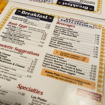 Broadway Deli - Menu - American Near Me - Brunswick, Maine