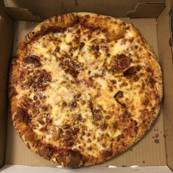 Duccini's Pizza - Medium pepperoni pizza with a single pepperoni on it. - Pizza Near Me - Falls Church, Virginia Duccini's Pizza - Medium pepperoni pizza with a single pepperoni on it. - Pizza Near Me - Falls Church, Virginia