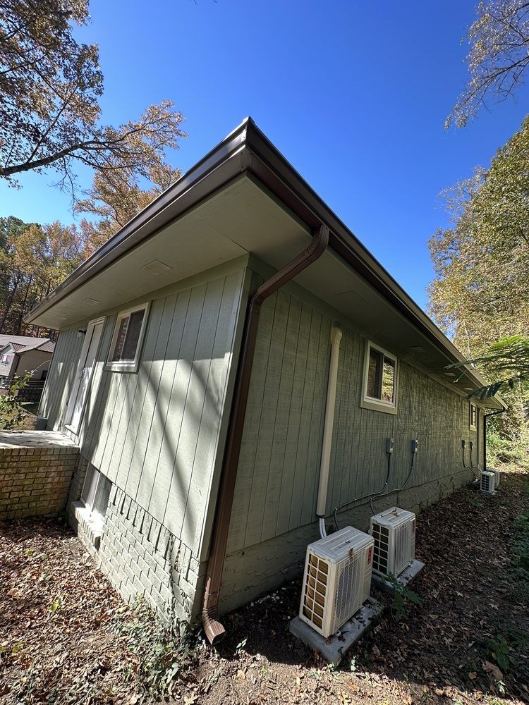 Slide of Golden Shield Gutters