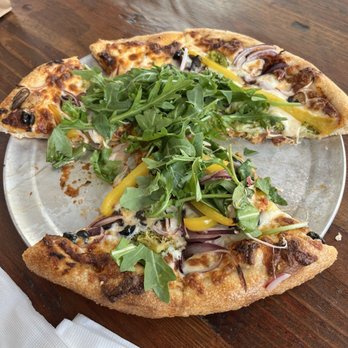 Firebrand Artisan Breads - Bella pizza after two persons each took a first slice. - Bakeries Near Me - Alameda, California