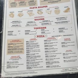 Menu - lower half Menu - lower half