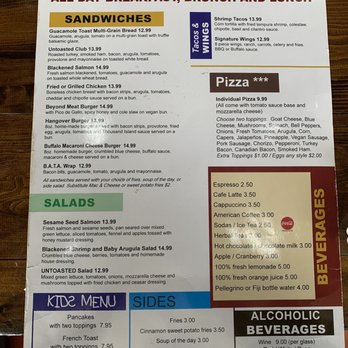 Untoasted - Menu - Breakfast & Brunch Near Me - Hallandale Beach, Florida
