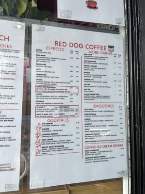 Menu photo 2 Red Dog Coffee Manitou Springs, CO Menu photo 2 Red Dog Coffee Manitou Springs, CO