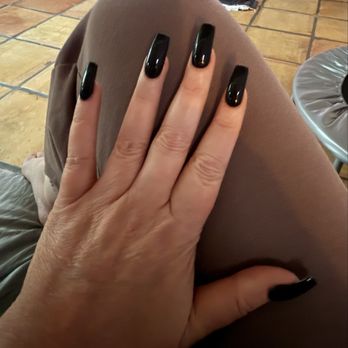Serenity Nail Spa - I was feeling black today and Megan "nailed it" - Nail Salons Near Me - Santa Fe, New Mexico Serenity Nail Spa - I was feeling black today and Megan "nailed it" - Nail Salons Near Me - Santa Fe, New Mexico