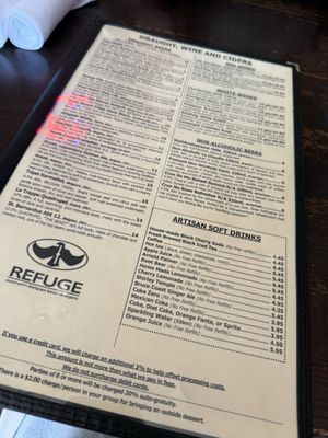 Menu photo 1 The Refuge San Carlos, CA Menu photo 1 The Refuge San Carlos, CA