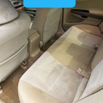 Bright Car Wash - My super clean backseat after Bright Car Wash cleaned it. - Auto Detailing Near Me - Atlanta, Georgia