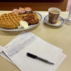 Section 5 Pizza - Chicken and waffle