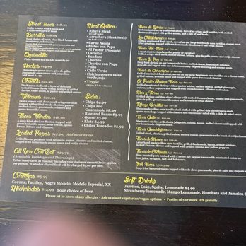 Ana’s Taco Grill - Menu - Mexican Near Me - Reno, Nevada