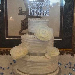 3 Tier Layer Cake - Vanilla cake with buttercream frosting. 3 Tier Layer Cake - Vanilla cake with buttercream frosting.