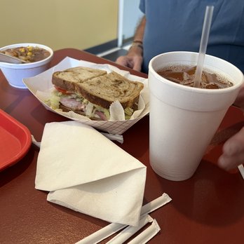 Main Eatery - Veg soup n ham sandwich - Delis Near Me - Louisville, Kentucky