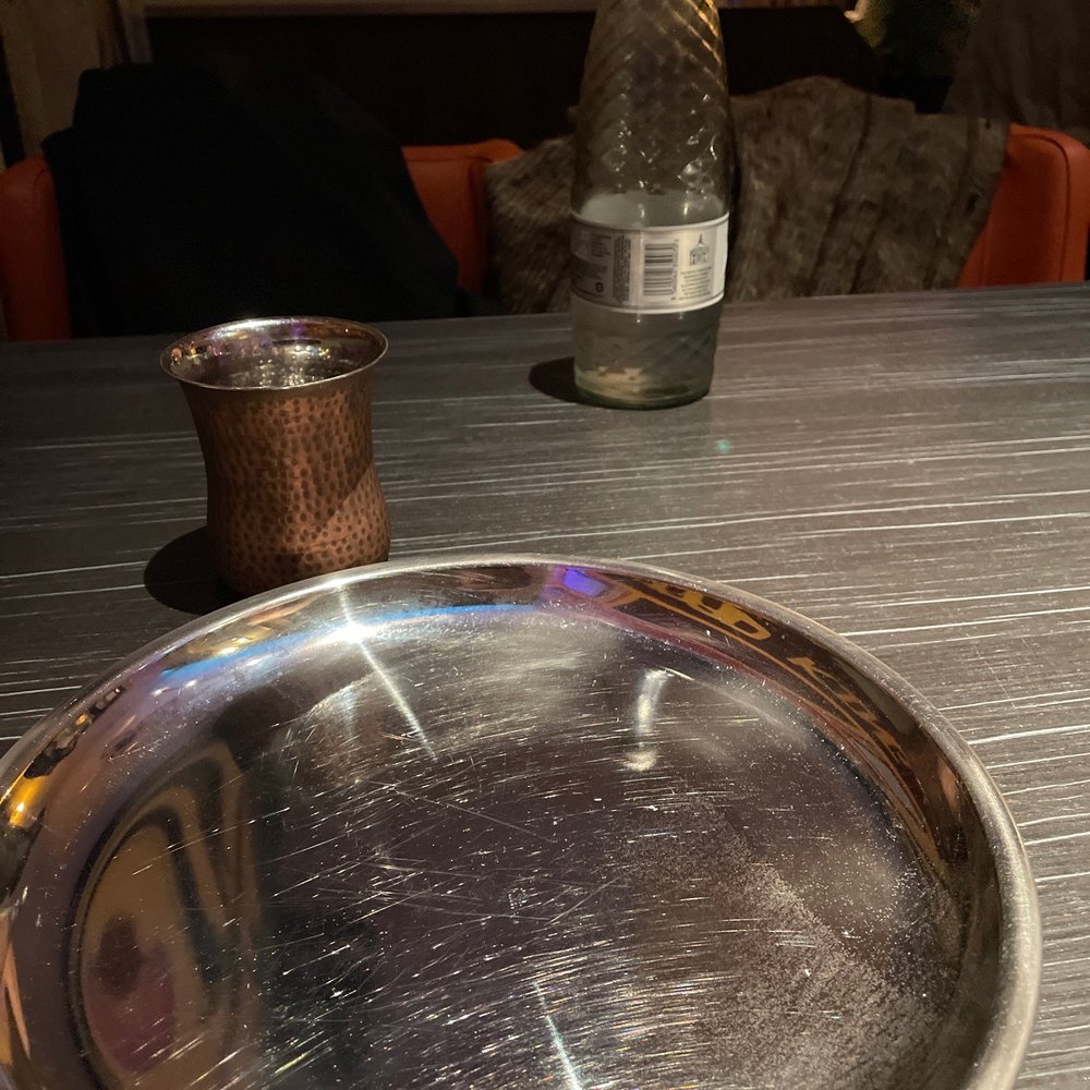 Dhaba @ 49 - Metal plates - Indian Near Me - London, XGL