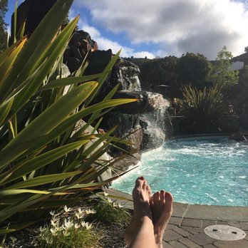 Refuge - Sneaky me had to get a photo with feet up by the warm pool to share:) - Day Spas Near Me - Carmel, California Refuge - Sneaky me had to get a photo with feet up by the warm pool to share:) - Day Spas Near Me - Carmel, California