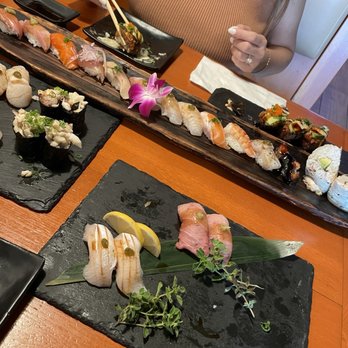 DAI Sushi - Dai premium sushi set in the back - Japanese Near Me - Westminster, California