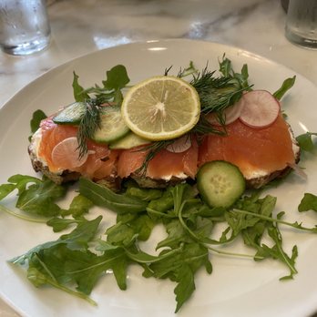 Chaumont - Salmon sandwich, was pretty much a toast - Bakeries Near Me - Beverly Hills, California