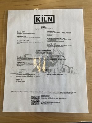 Menu photo 1 The Kiln Yakima, WA Menu photo 1 The Kiln Yakima, WA