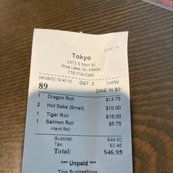 Tokyo Japanese Restaurant - Not bad at all!