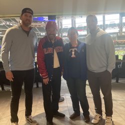 Choctaw Stadium - Rangers players