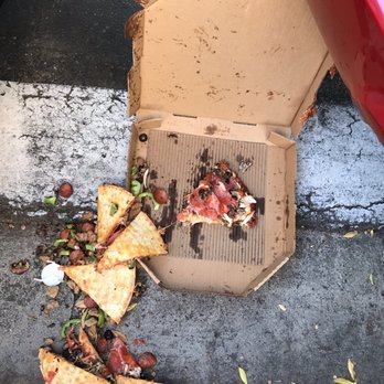Round Table Pizza - The pizza that fell out of the car, round table remade it quickly! - Pizza Near Me - San Diego, California
