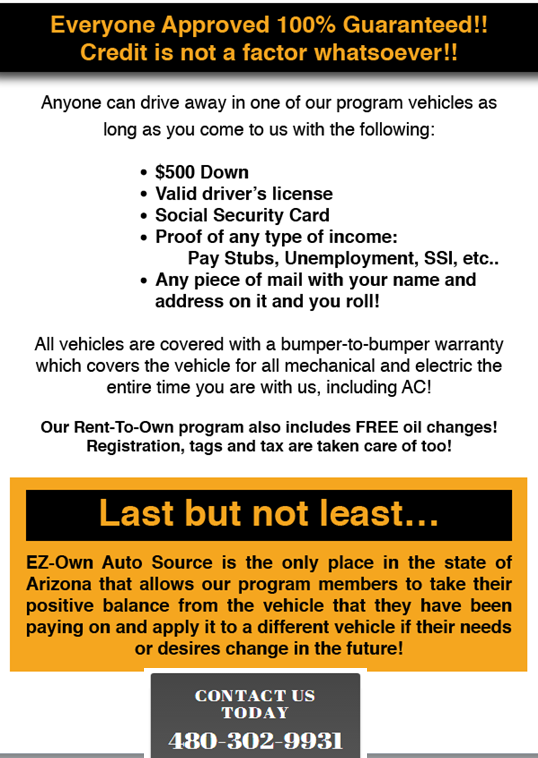 EZ OWN AUTO SOURCE Updated September 2024 17 Photos 530 W Main St