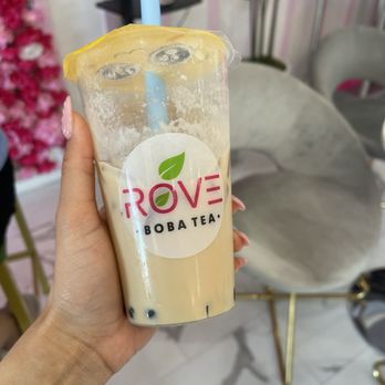 Rove Boba Tea - Hokkaido milk tea(75% sweet) - Bubble Tea Near Me - Placerville, California Rove Boba Tea - Hokkaido milk tea(75% sweet) - Bubble Tea Near Me - Placerville, California