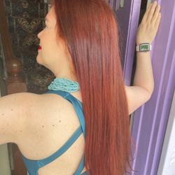 Sparx Aveda Concept Salon - "Mermaid hair" does care with Aveda's mystical hair color