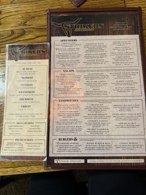 Menu photo 1 Strikers Steakhouse Lawrenceburg, TN Menu photo 1 Strikers Steakhouse Lawrenceburg, TN