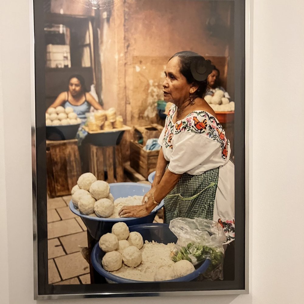 Urbe - A painting in the restroom hall - Mexican Near Me - Houston, Texas Urbe - A painting in the restroom hall - Mexican Near Me - Houston, Texas