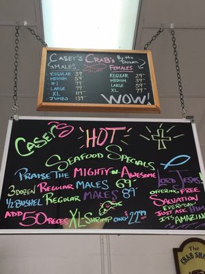 Menu photo 5 Casey's Crab Company Laurel, MD