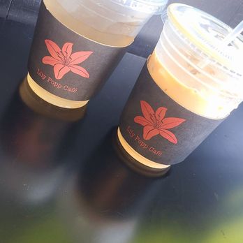 LilyPopp Cafe - Ginger Lemongrass Iced Tea(left), Vanilly Iced Coffee (right) - Coffee & Tea Near Me - Anaheim, California LilyPopp Cafe - Ginger Lemongrass Iced Tea(left), Vanilly Iced Coffee (right) - Coffee & Tea Near Me - Anaheim, California