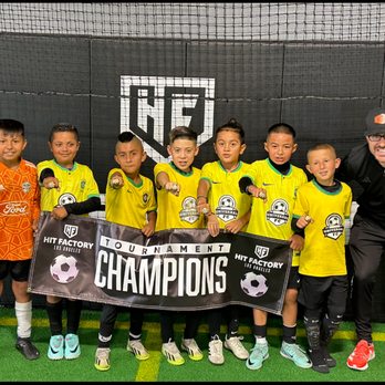 Hit Factory - 5 vs 5 Indoor Soccer Tournament Champion - Batting Cages Near Me - Torrance, California Hit Factory - 5 vs 5 Indoor Soccer Tournament Champion - Batting Cages Near Me - Torrance, California