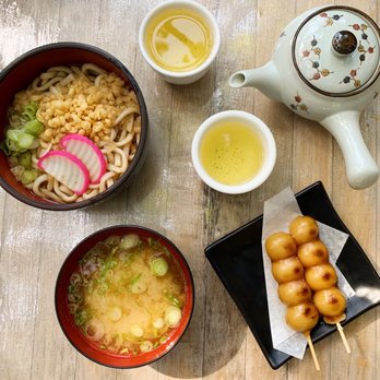 Teahouse - Udon Noodles, Miso Soup, Sencha Tea, Mitarashi Dango IG: @wellfedblog - Tea Rooms Near Me - San Francisco, California Teahouse - Udon Noodles, Miso Soup, Sencha Tea, Mitarashi Dango IG: @wellfedblog - Tea Rooms Near Me - San Francisco, California