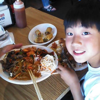 Korean Grill - Combo 1 ... look at all that food! - Korean Near Me - Bellevue, Nebraska