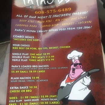 PA'PA'S BBQ - Food Trucks Near Me - Monona, Wisconsin