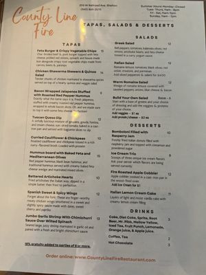 Menu photo 1 County Line Fire Pizza Shelton, WA