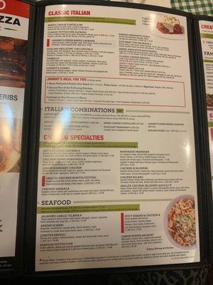 Menu photo 1 Johnny Carino's Joplin, MO