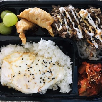 K-BOP - Lunch box with beef bulgogi - Korean Near Me - San Marcos, Texas