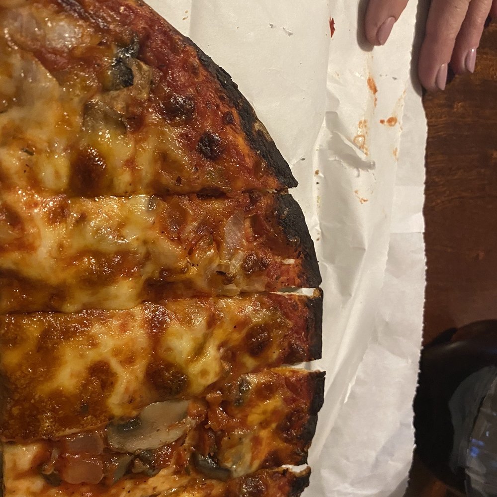 Fox's - Beverly - Burnt pizza. Also zero flavor. They forgot the salt entirely. - Pizza Near Me - Chicago, Illinois Fox's - Beverly - Burnt pizza. Also zero flavor. They forgot the salt entirely. - Pizza Near Me - Chicago, Illinois