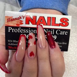 Hannah's Nails - You did such a great job, Kelly !!! I will be back for sure. Thank you for doing my nails!!!!!!