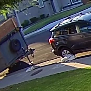 Dump Monster - 15 yard dumpster with a car to show relative size of the dumpster rented. - Dumpster Rental Near Me Dump Monster - 15 yard dumpster with a car to show relative size of the dumpster rented. - Dumpster Rental Near Me