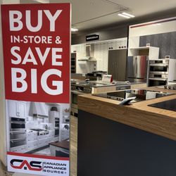 Canadian Appliance Source - Interior showroom view.